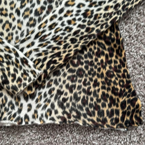 Mainbocher pure cashemere animal / cheetah print sweater - Picture 3 of 3